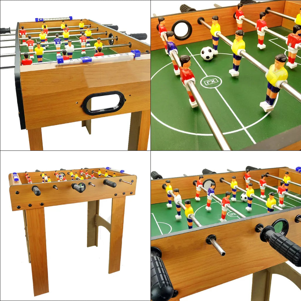 Babyfoot en Bois 6 poignées 18 joueurs – لعبة البابيفوت الخشبية الكلاسيكية